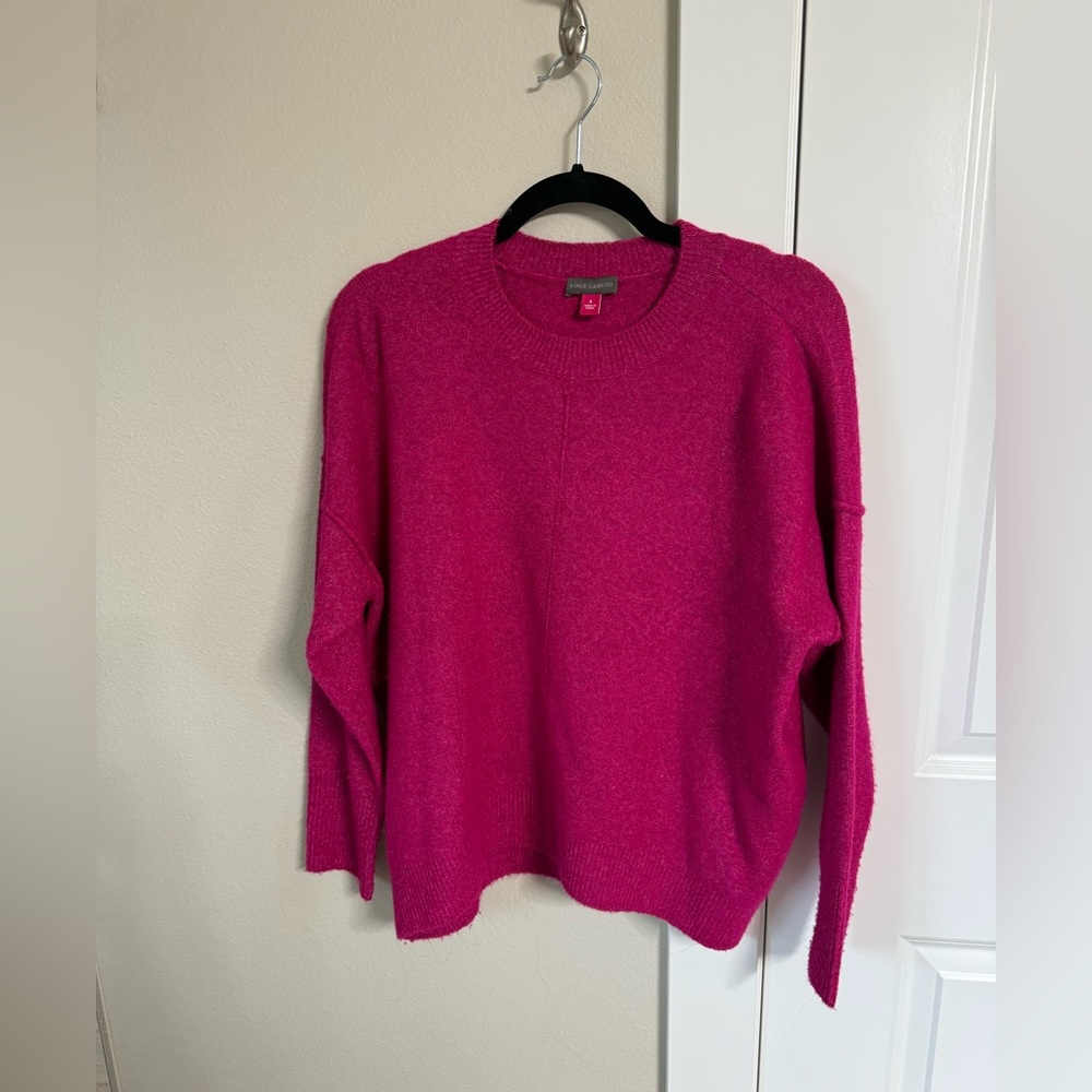 Vibrant Pink Knit Sweater